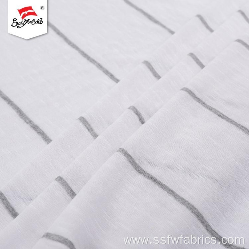 Soft Hand Feel White Rayon Durable Stretch Fabric